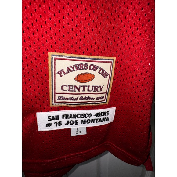 Jeff Hamilton Joe Montana San Francisco 49ers Jersey Players of the Century L 50 - Picture 4 of 10